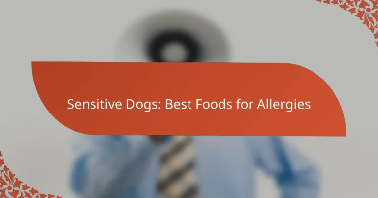 Sensitive Dogs: Best Foods for Allergies